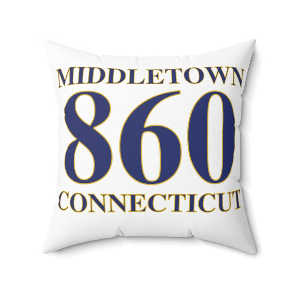 Middletown 860 Connecticut decor pillow // middletown connecticut gifts and merch// finding connecticut 