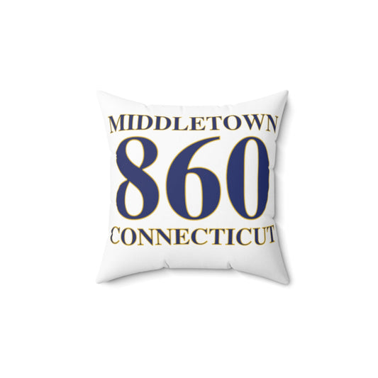 Middletown 860 Connecticut decor pillow // middletown connecticut gifts and merch// finding connecticut 