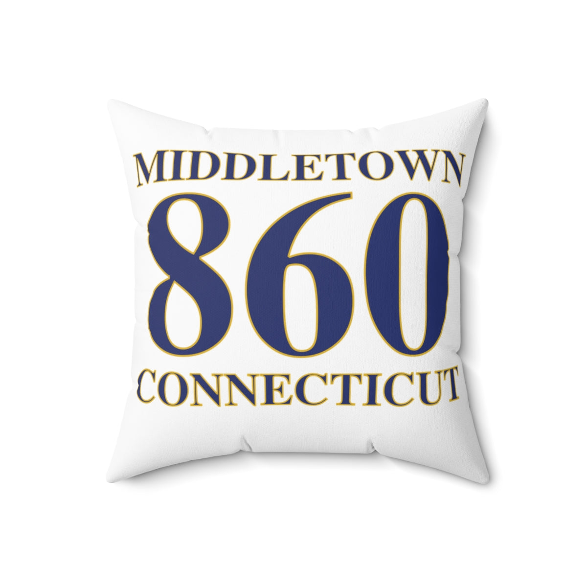Middletown 860 Connecticut decor pillow // middletown connecticut gifts and merch// finding connecticut 