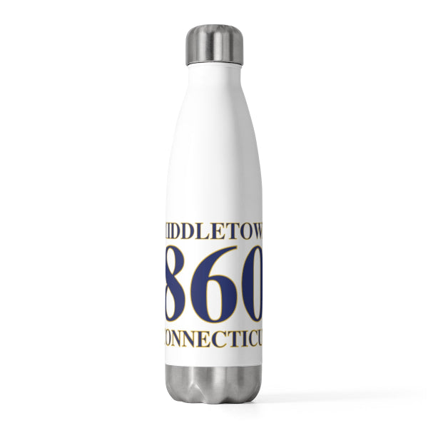 Middletown 860 Connecticut water bottle  // middletown connectiuct gifts and merch // finding connecticut 