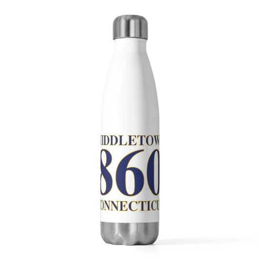 Middletown 860 Connecticut water bottle  // middletown connectiuct gifts and merch // finding connecticut 