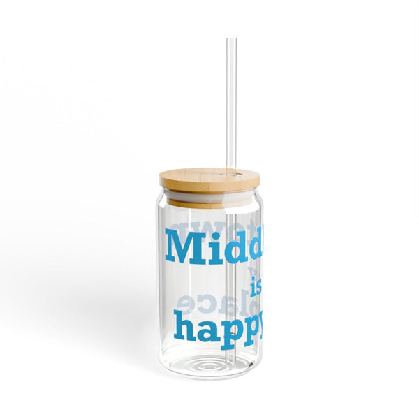 Middletown is my happy pLace glass drinkware // middletown connecticut gifts and merch // finding connecticut 