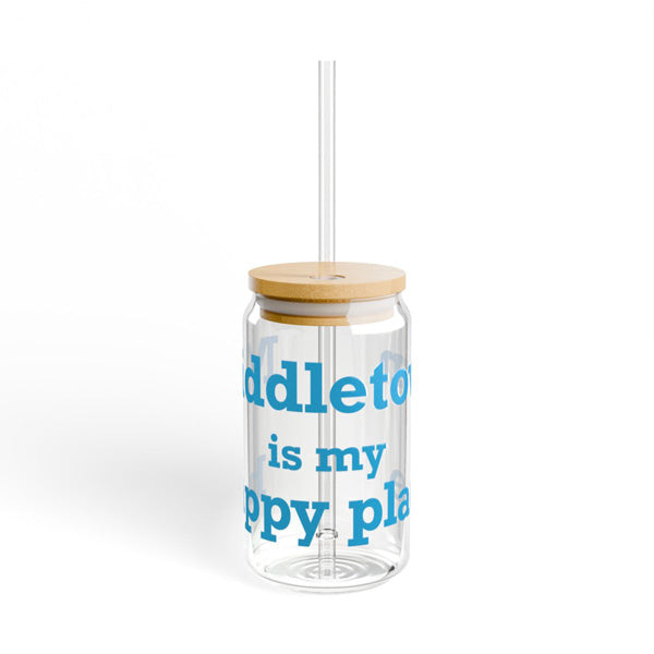 Middletown is my happy pLace glass drinkware // middletown connecticut gifts and merch // finding connecticut 