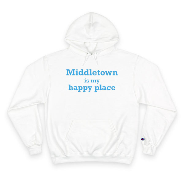 Middletown is my happy place hoodie sweatshirt // middletown connecticut gifts and merch // finding connecticut 