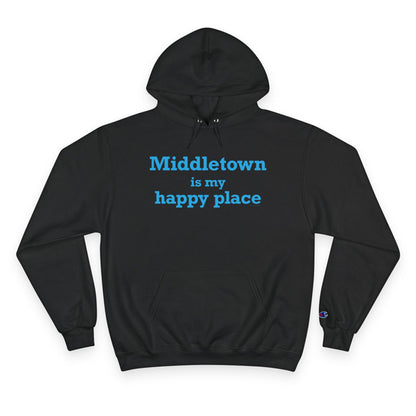 Middletown is my happy place hoodie sweatshirt // middletown connecticut gifts and merch // finding connecticut 