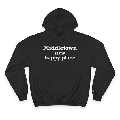 Middletown is my happy place hoodie sweatshirt // middletown connecticut gifts and merch // finding connecticut 
