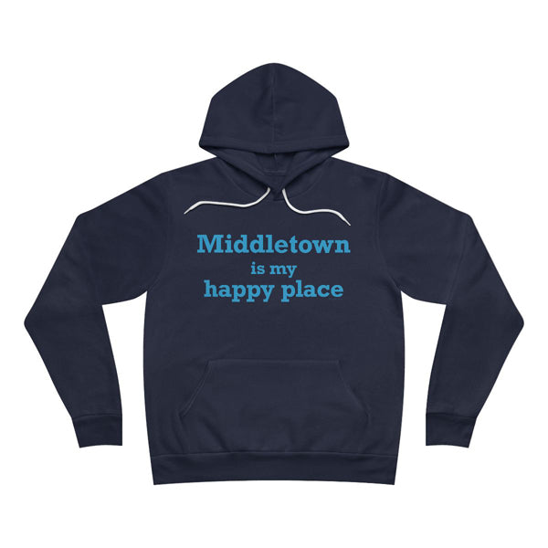 Middletown is my happy place hoodie sweatshirt // middletown connecticut shirts, gifts and merch // finding connecticut 