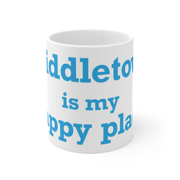Middletown is my happy place mug // middletown Connecticut gifts and merch // finding connecticut 