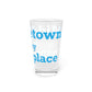 Middletown is my happy place pint glass and drinkware // middletown connecticut gifts and merch // finding connecticut 