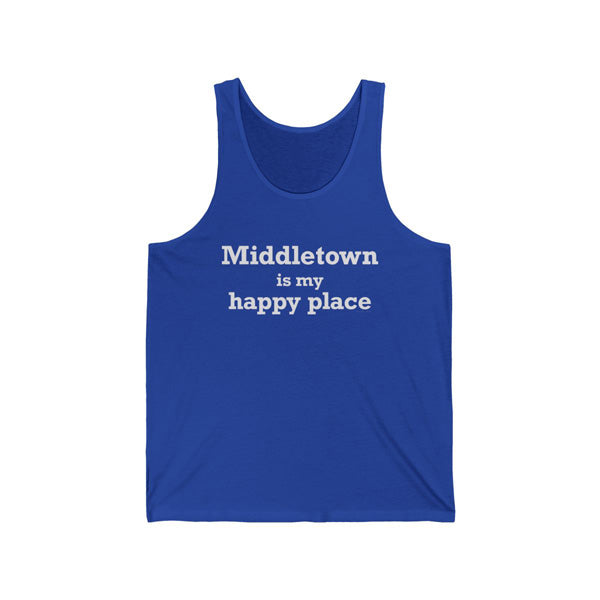 Middletown is my happy place tank top // middletown ct gifts and merch // finding connecticut