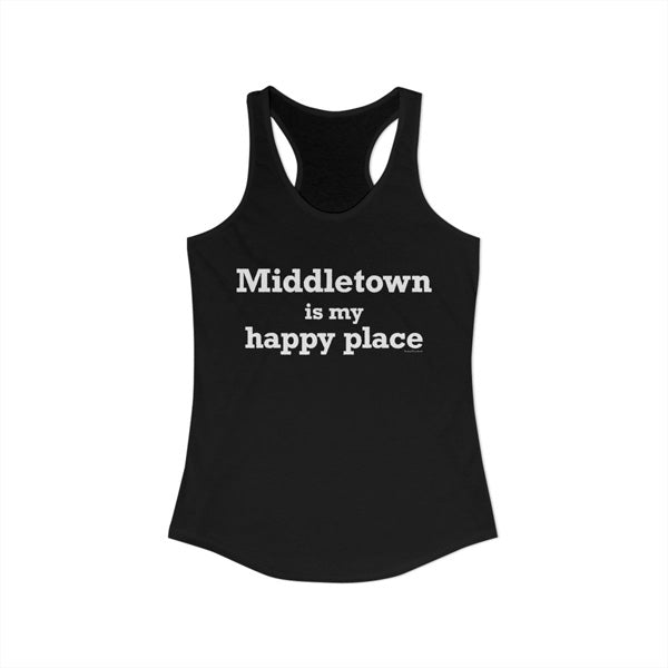 Middletown is my happy place tank top shirt // middletown ct gifts and merch // finding connecticut 