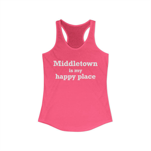 Middletown is my happy place tank top shirt // middletown ct gifts and merch // finding connecticut 