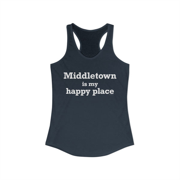 Middletown is my happy place tank top shirt // middletown ct gifts and merch // finding connecticut 
