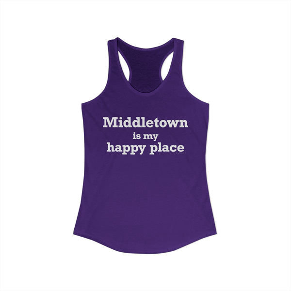 Middletown is my happy place tank top shirt // middletown ct gifts and merch // finding connecticut 