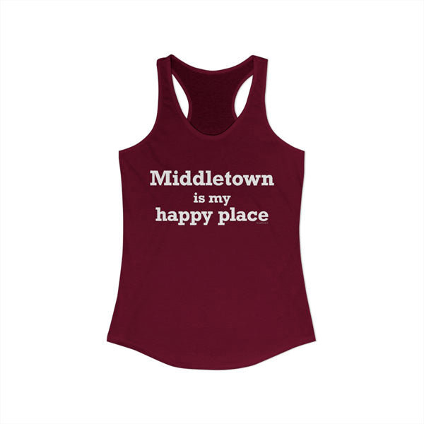 Middletown is my happy place tank top shirt // middletown ct gifts and merch // finding connecticut 