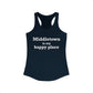 Middletown is my happy place tank top shirt // middletown ct gifts and merch // finding connecticut 
