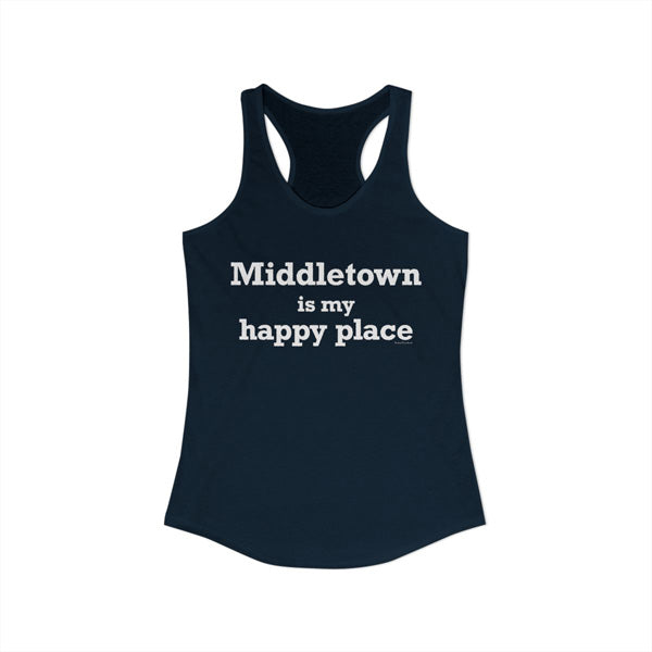 Middletown is my happy place tank top shirt // middletown ct gifts and merch // finding connecticut 