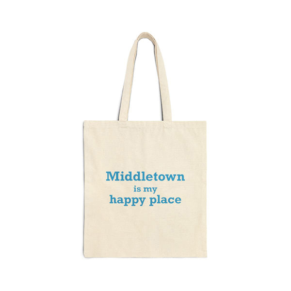 Middletown is my happy place tote bag // middletown Connecticut gifts and merch // finding connecticut 