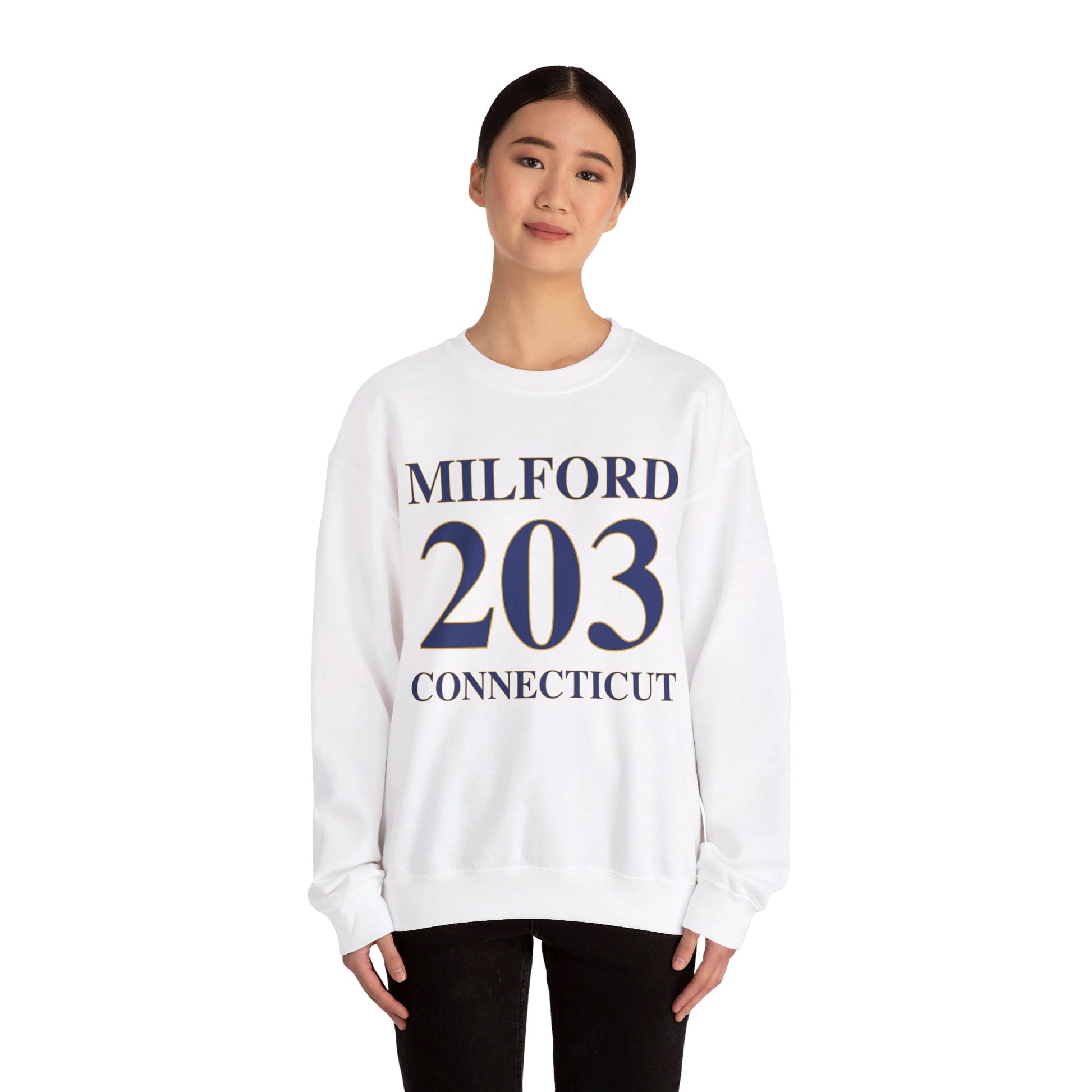 Milford 203 Connecticut // Milford Connecticut  sweatshirt // finding connecticut 