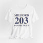 Milford 203 Connecticut // Milford Connecticut  t shirt / finding connecticut 