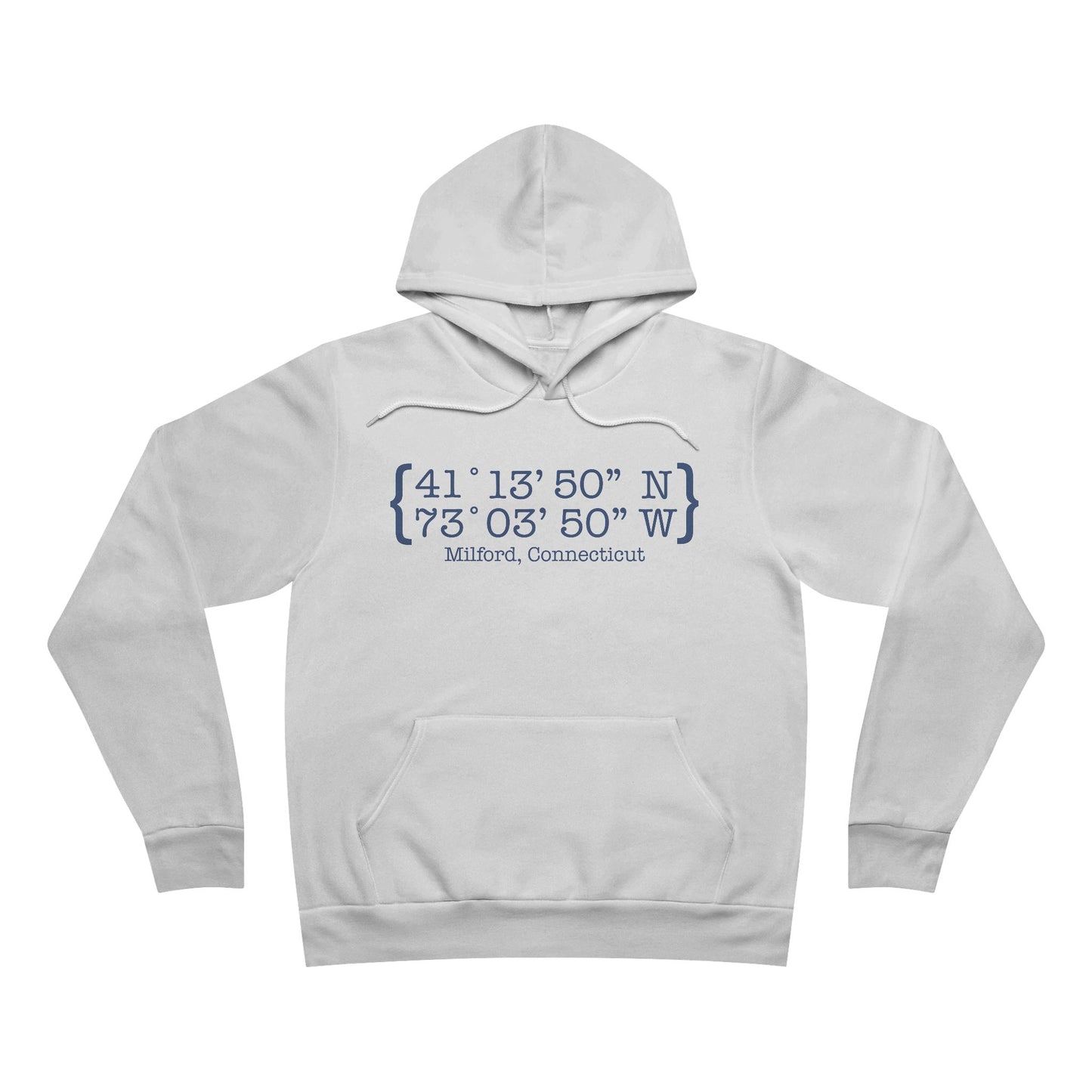 Milford Coordinates // Milford CT unisex hoodie sweatshirt // finding connecticut  1 Milford Coordinates // Milford Connecticut unisex hoodie sweatshirt // finding connecticut 