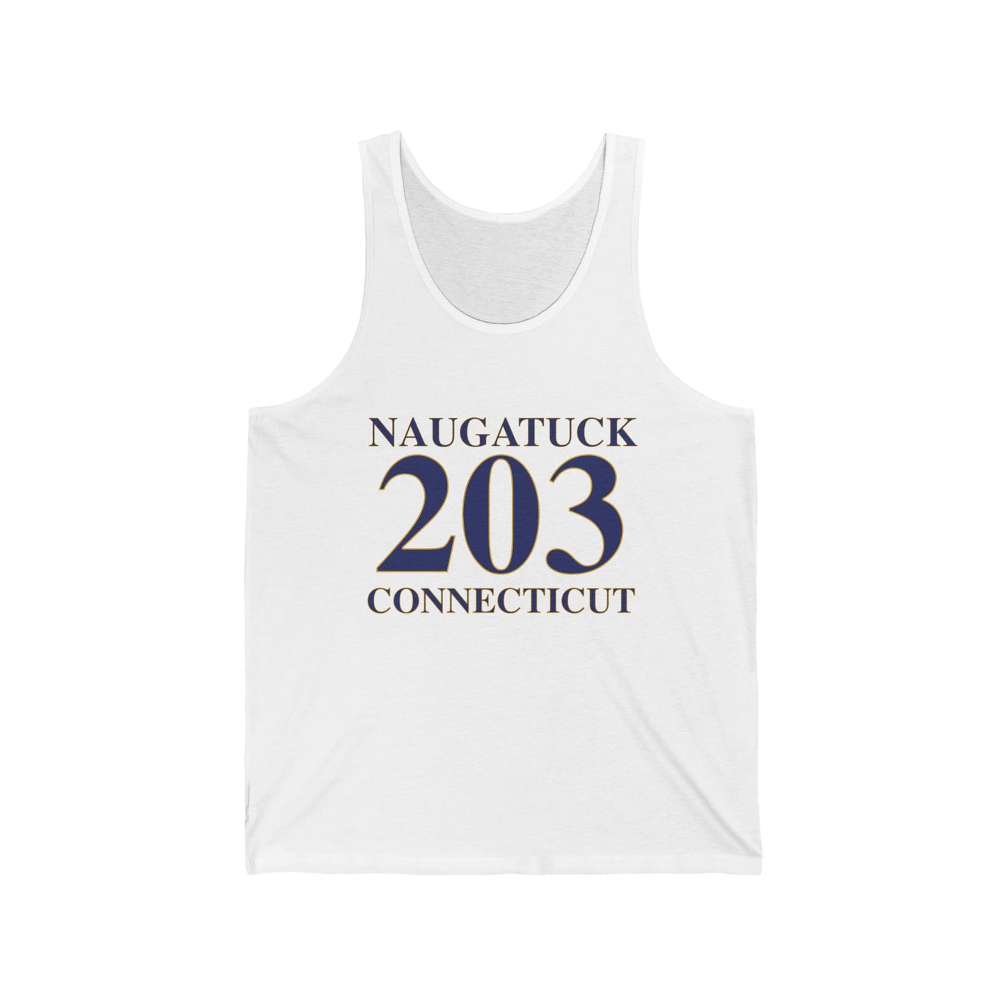 Naugatuck 203 Connecticut // naugatuck Connecticut unisex tank top shirt  // finding connecticut 
