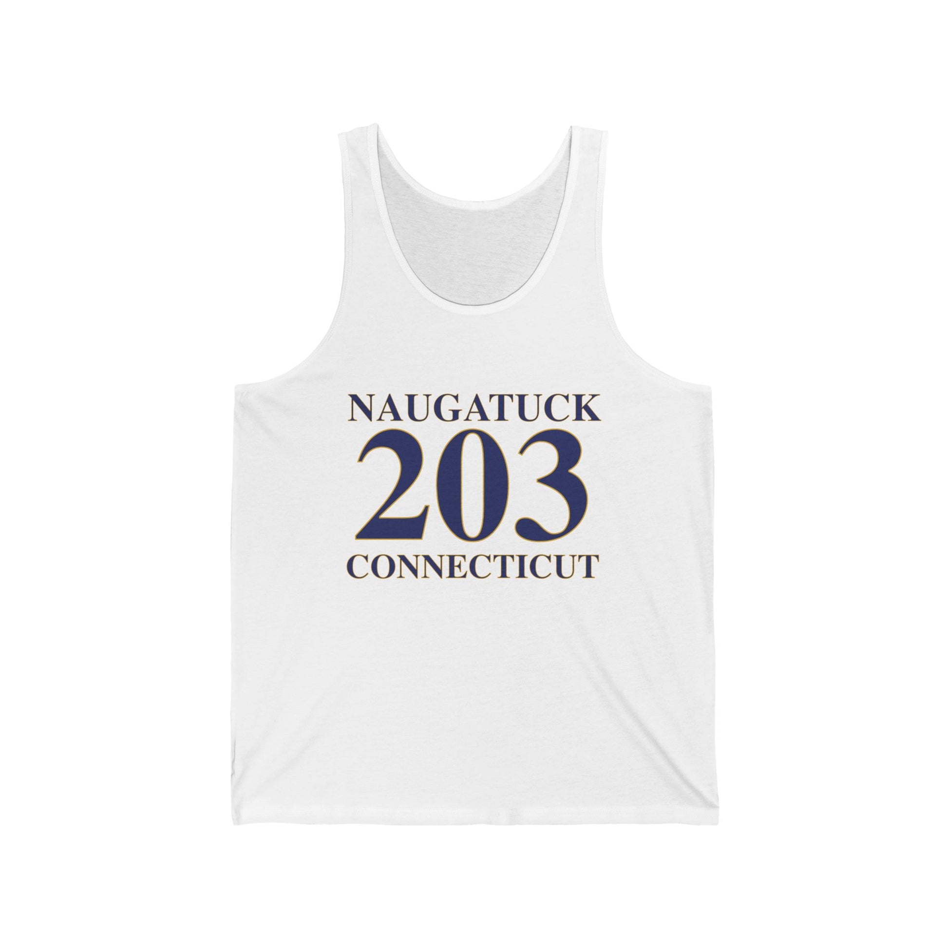 Naugatuck 203 Connecticut // naugatuck Connecticut unisex tank top shirt  // finding connecticut 