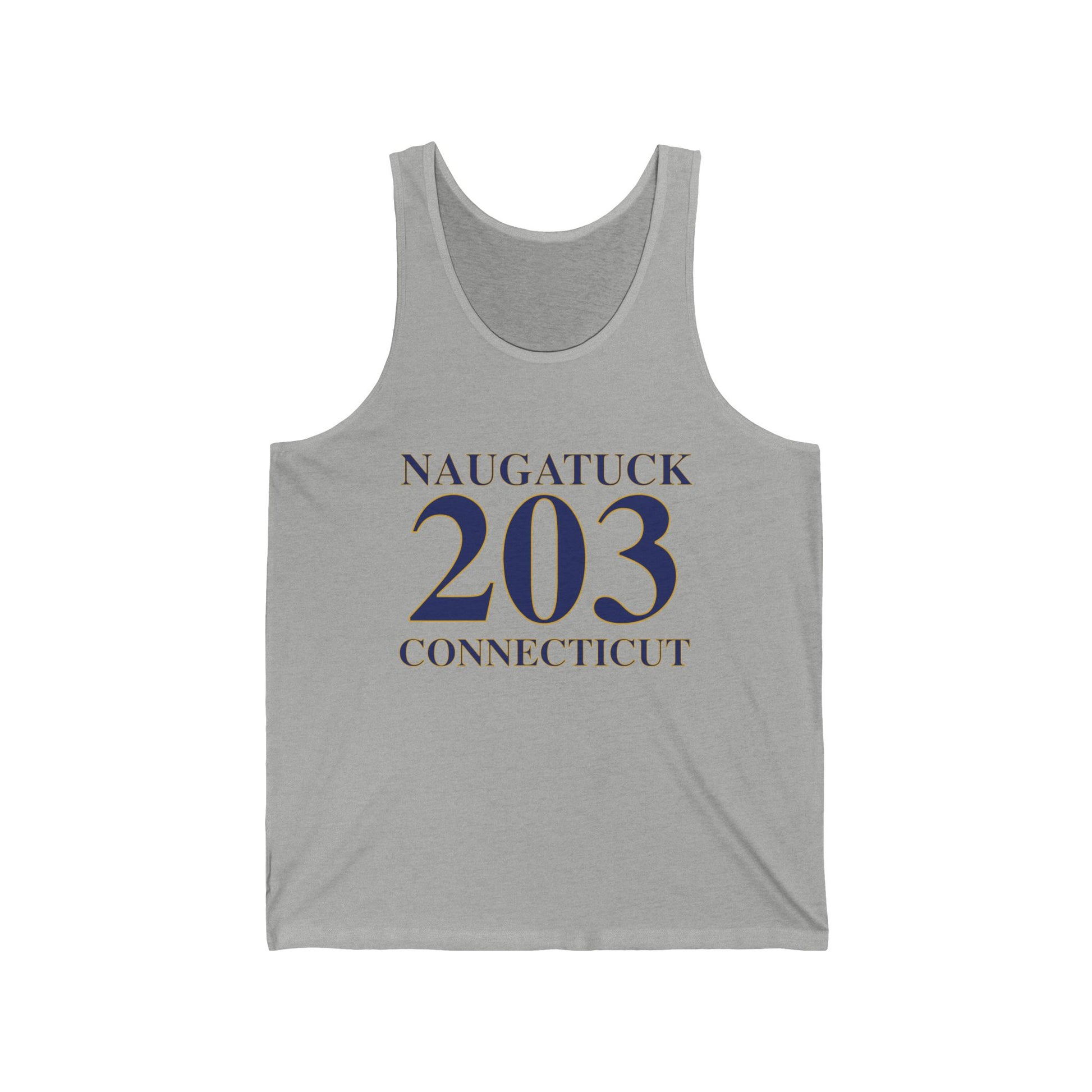 Naugatuck 203 Connecticut // naugatuck Connecticut unisex tank top shirt  // finding connecticut 