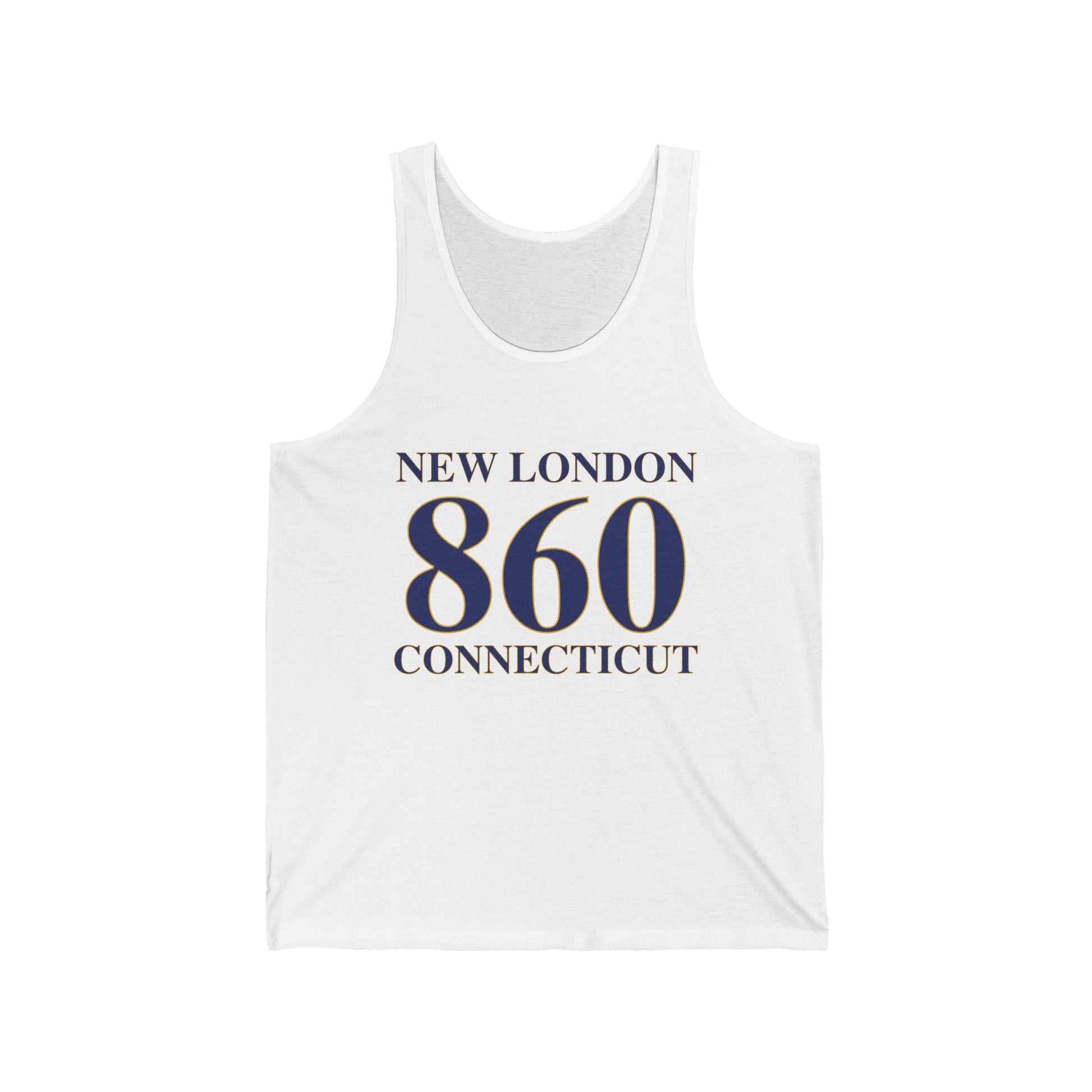 New London 860 Connecticut // New London Connecticut unisex tank top shirt // finding connecticut 