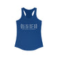 New London Coordinates // New London CT Womens tank top shirt // finding connecticut -- blue 
