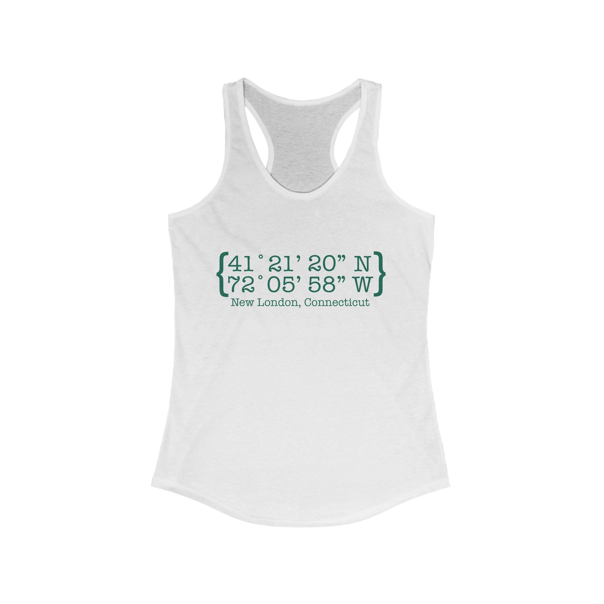 New London Coordinates // new london connecticut womens tank top shirts // finding connecticut 