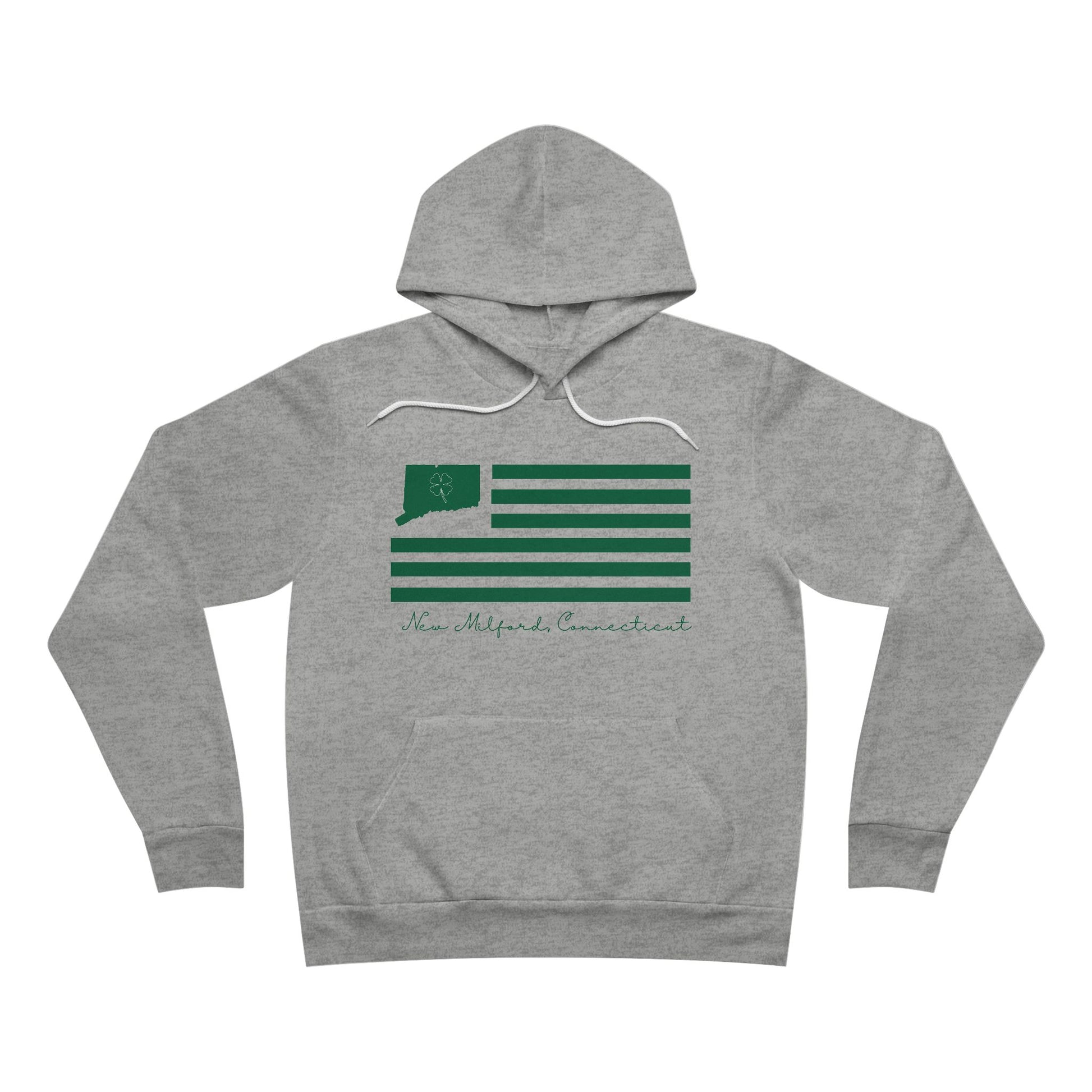 New Milford Connecticut St. Patrick's Day Flag // New mIlford Connecticut hoodie sweatshirt // finding connecticut 