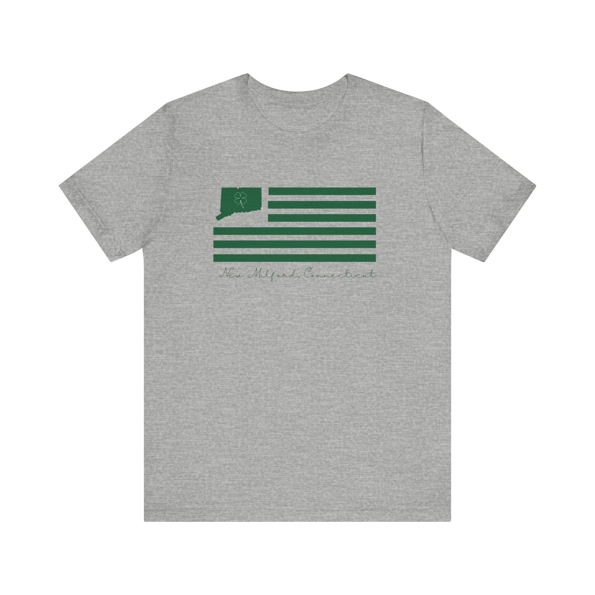 New Milford Connecticut St. Patrick's Day Flag // New mIlford Connecticut t shirt // finding connecticut 