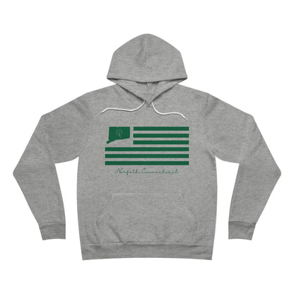 Norfolk Connecticut St. Patrick's Day Flag // norfolk connecticut st. patrick's day unisex hoodies // finding connecticut