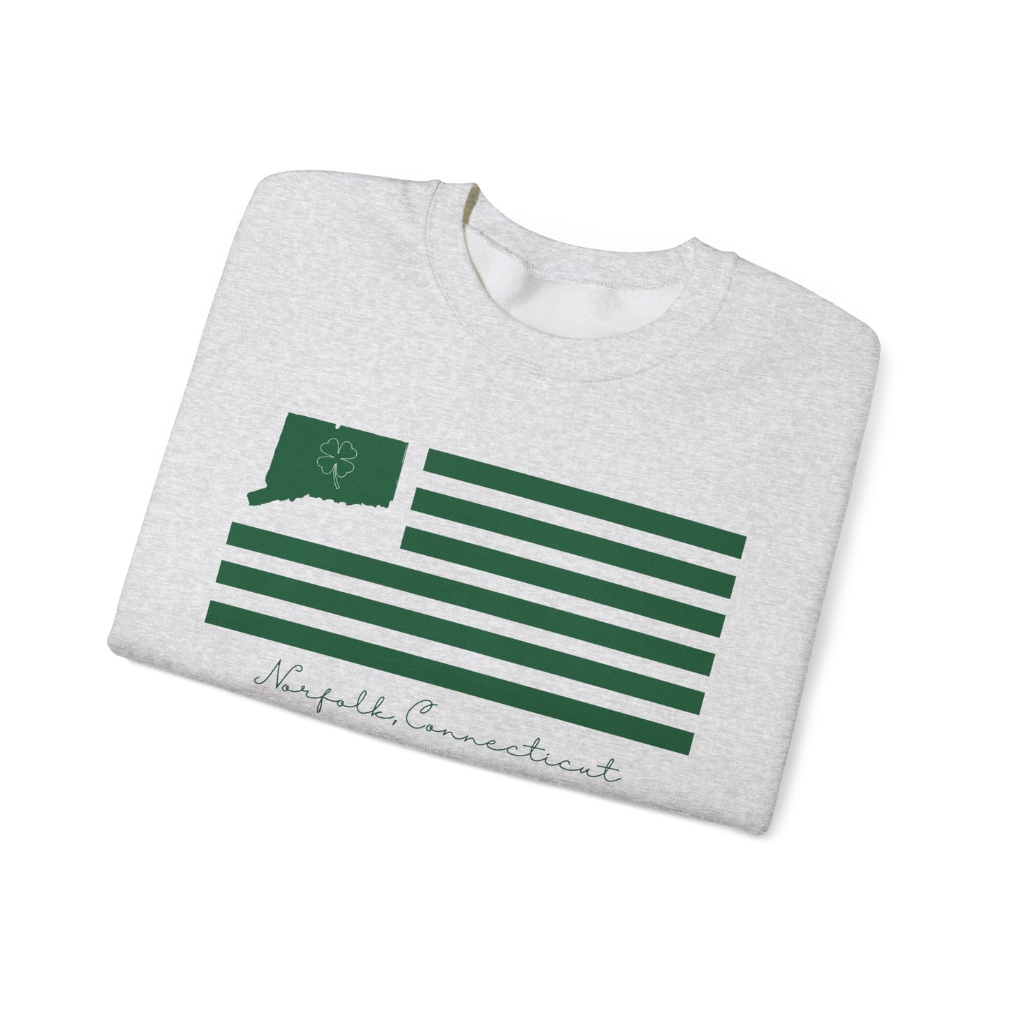 Norfolk Connecticut St. Patrick's Day Flag // norfolk connecticut st. patrick's day unisex tank top  // finding connecticut