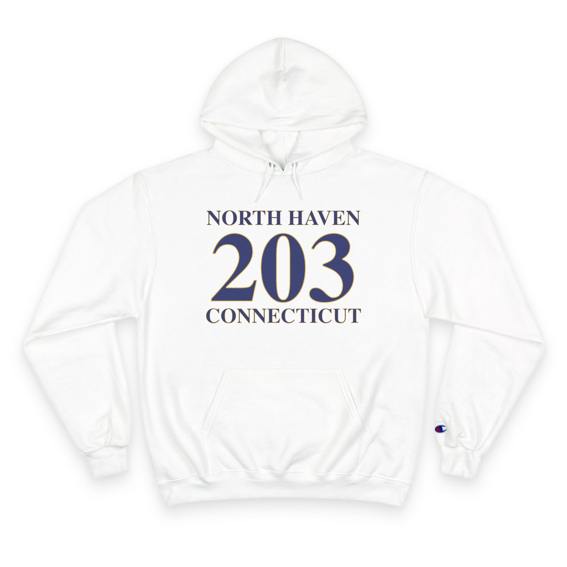 North Haven 203 Connecticut // north haven connecticut unisex champion hoodie sweatshirt // finding connecticut 