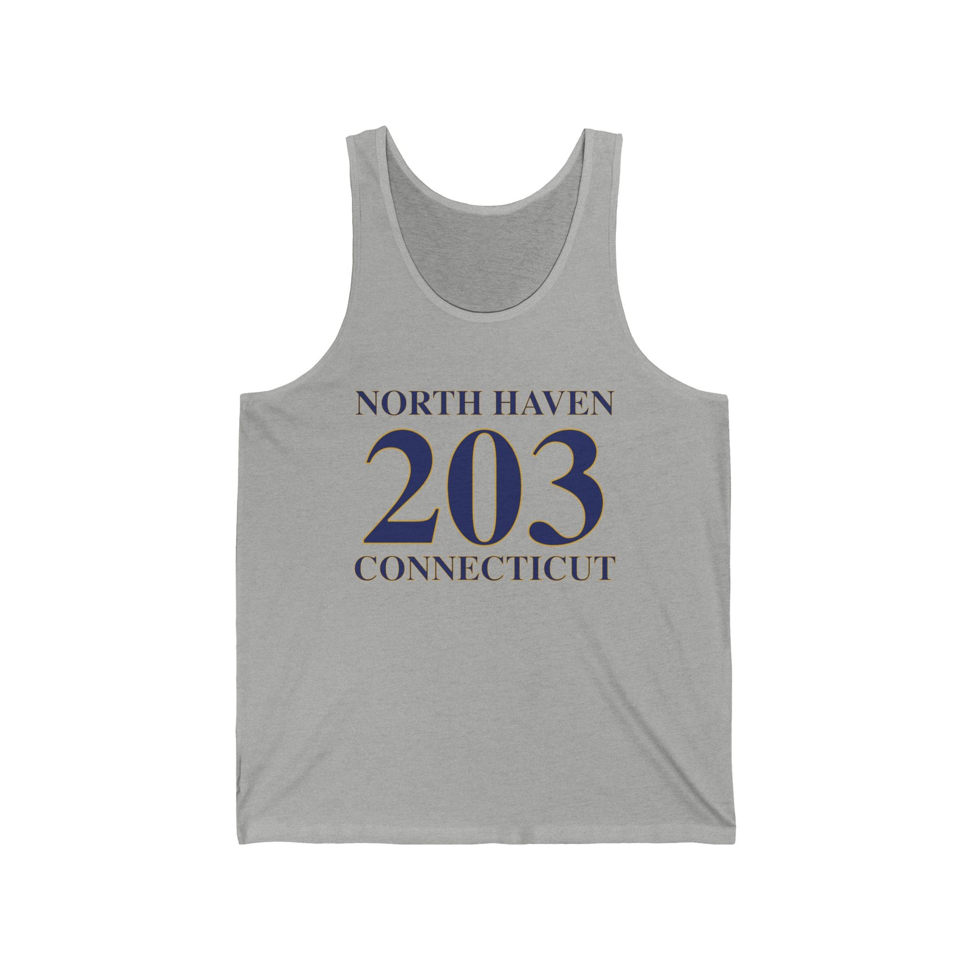North Haven 203 Connecticut // north haven connecticut unisex tank top shirt // finding connecticut 