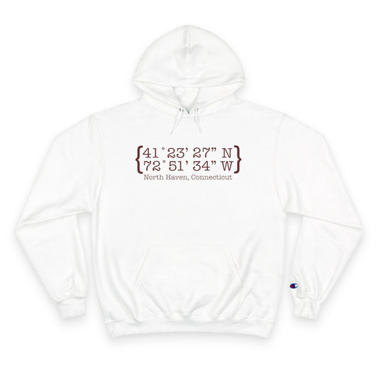 North Haven Coordinates // north haven connecticut  champion hoodie sweatshirt /// finding connecticut 