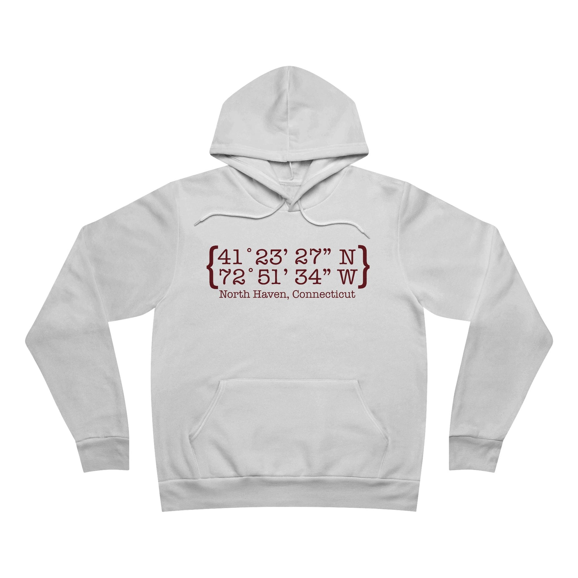 North Haven Coordinates // north haven connecticut hoodie sweatshirt // finding connecticut 