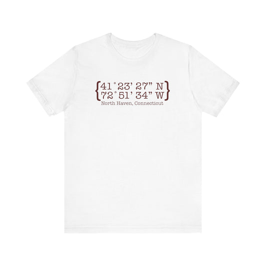 North Haven Coordinates // north haven connecticut t shirts // finding connecticut 