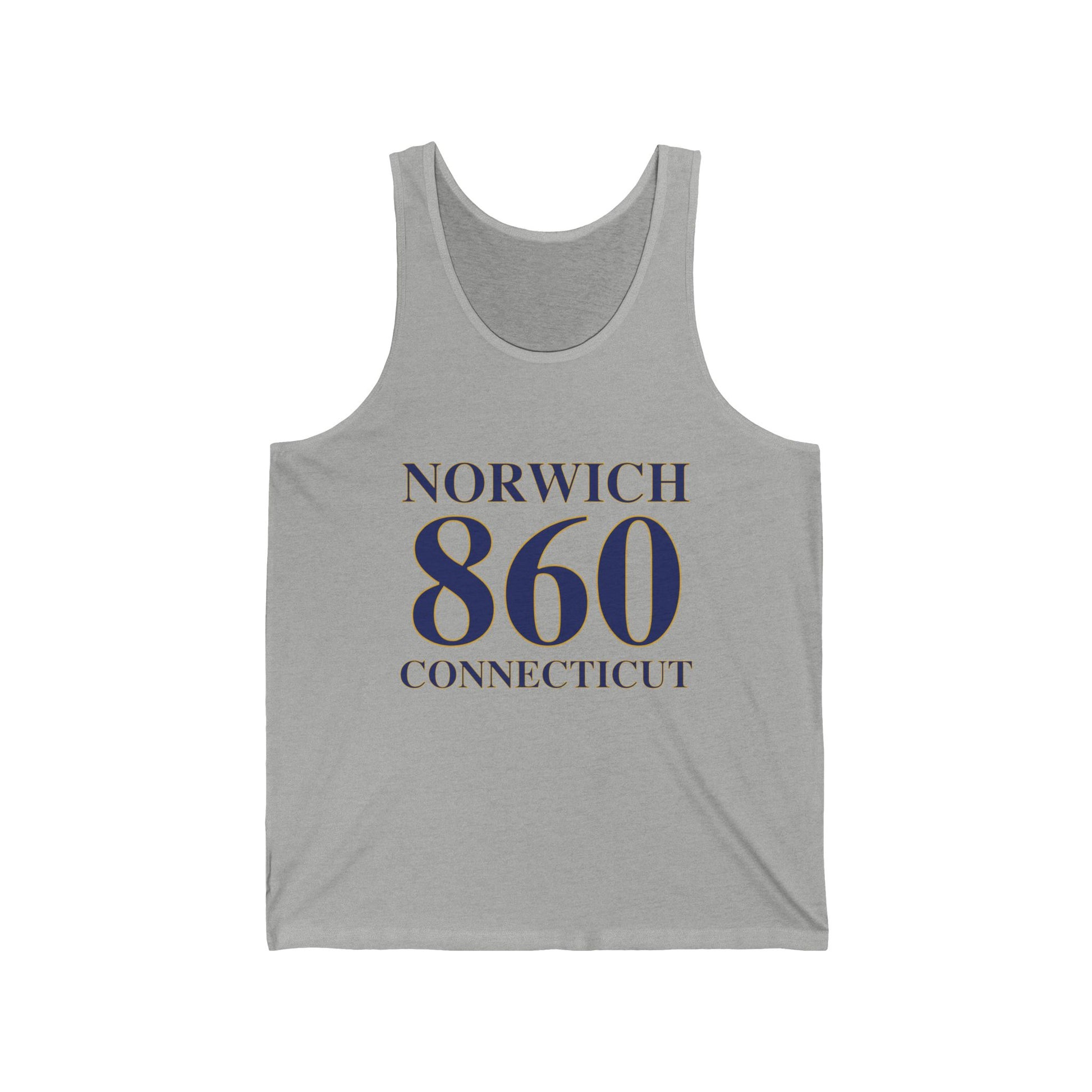 Norwich 860 Connecticut // Norwich Connecticut unisex tank top shirts  // finding connecticut  