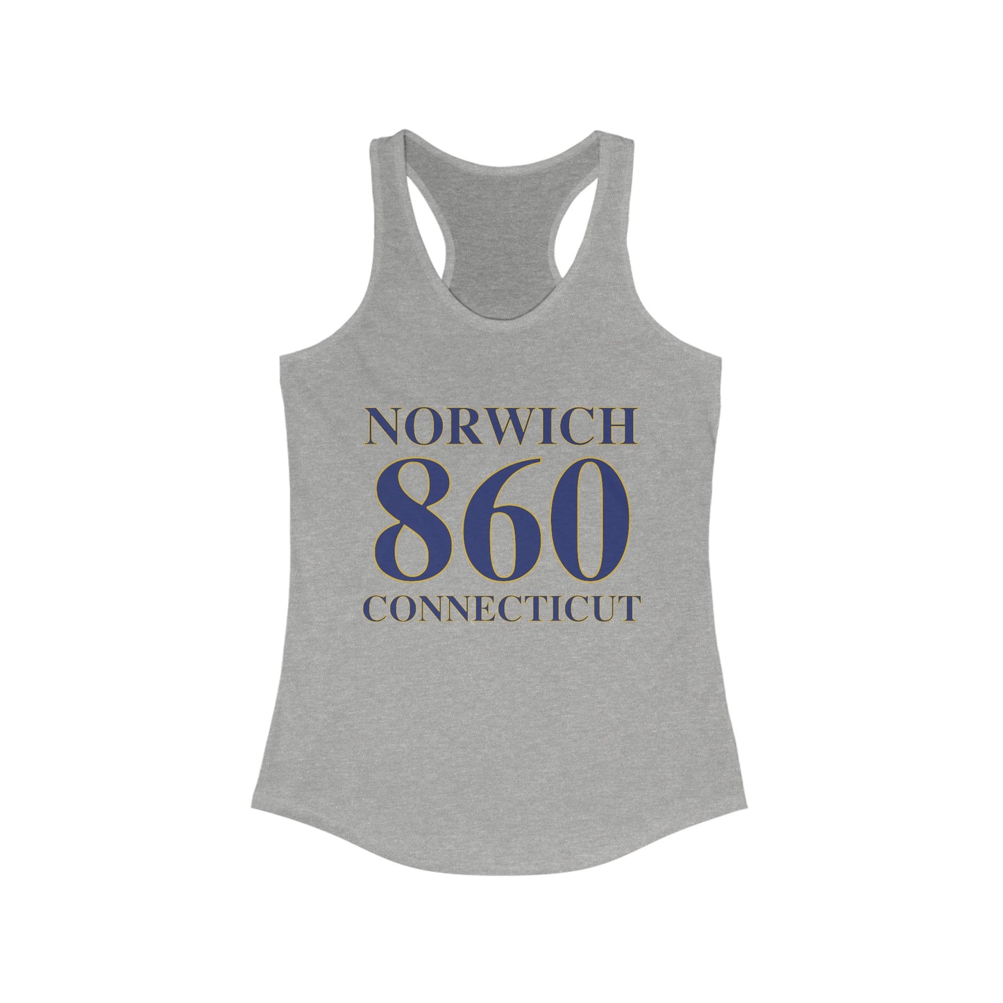 Norwich 860 Connecticut // Norwich Connecticut women's tank top shirt  // finding connecticut  