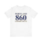 Portland 860 Connecticut // Portland Connecticut  t shirt /// finding connecticut 
