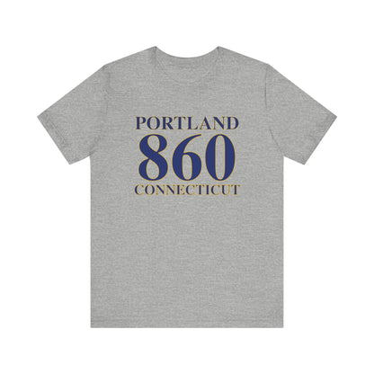 Portland 860 Connecticut // Portland Connecticut  t shirt /// finding connecticut 