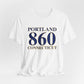 Portland 860 Connecticut // Portland Connecticut  t shirt /// finding connecticut 