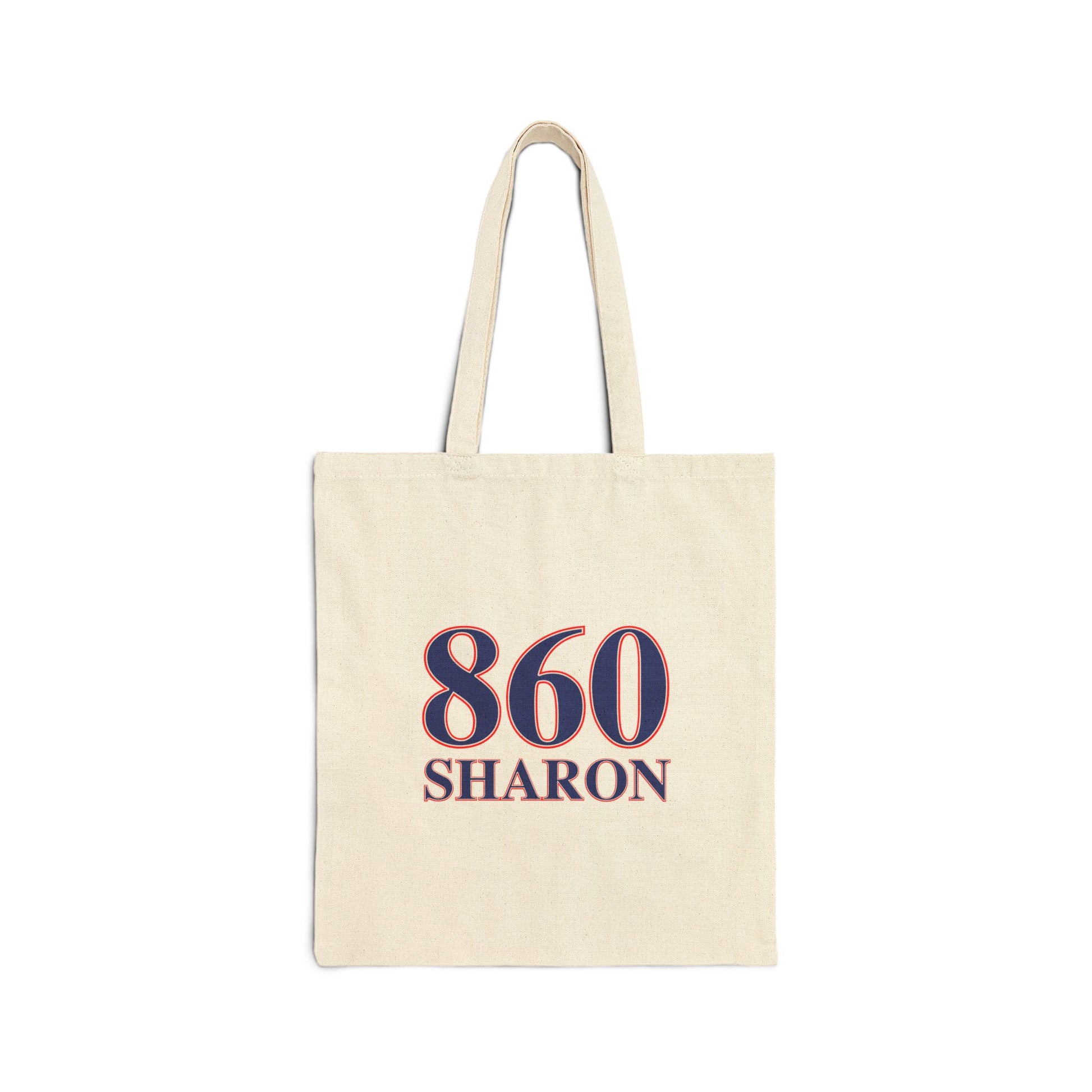 Sharon Red, White &  Blue tote bag // Sharon  Connecticut gifts  and merch // finding connecticut 