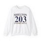 Shelton 203 Connecticut  // shelton connecticut unisex sweatshirt  // finding connecticut 