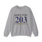 Shelton 203 Connecticut  // shelton connecticut unisex sweatshirt  // finding connecticut 