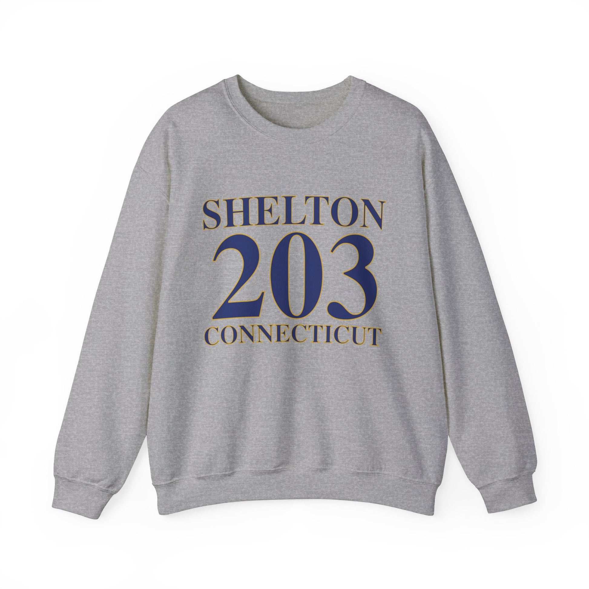 Shelton 203 Connecticut  // shelton connecticut unisex sweatshirt  // finding connecticut 