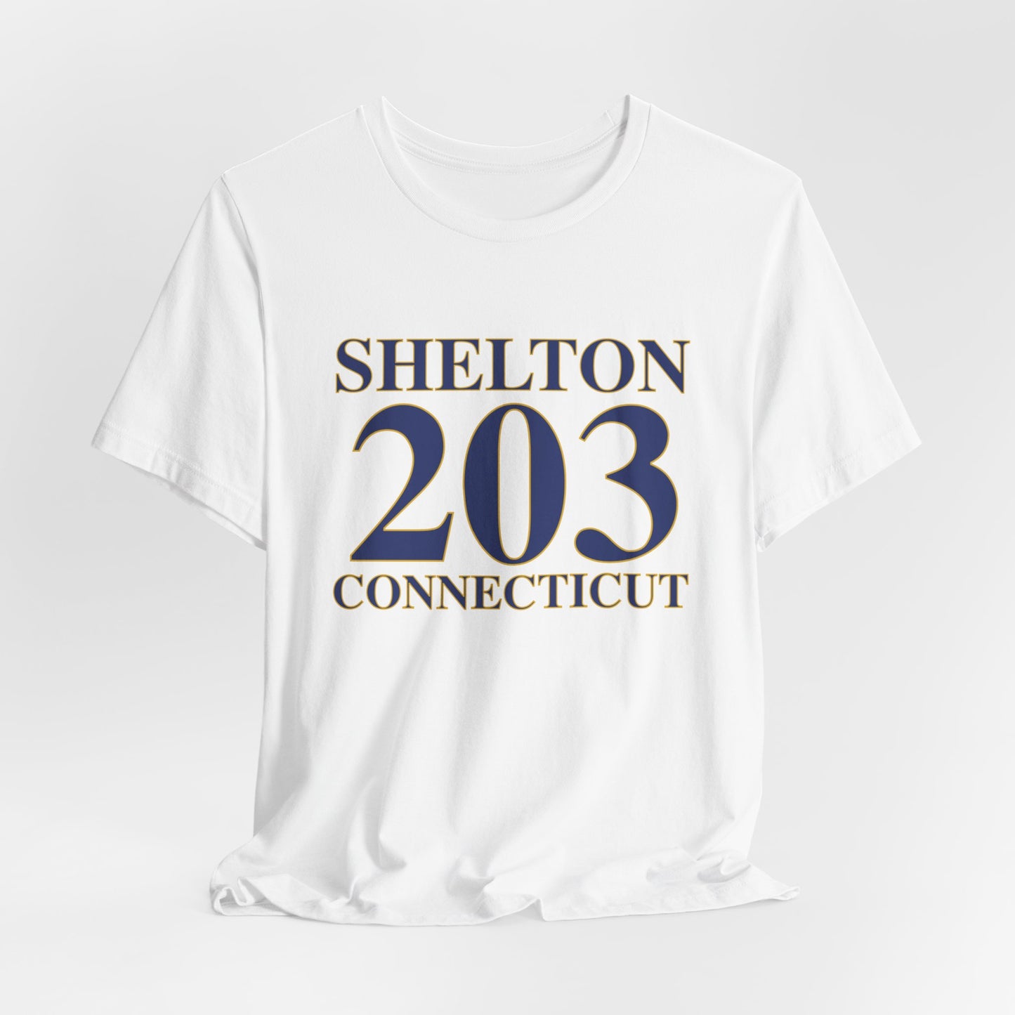 Shelton 203 Connecticut  // shelton connecticut unisex t shirt   // finding connecticut 